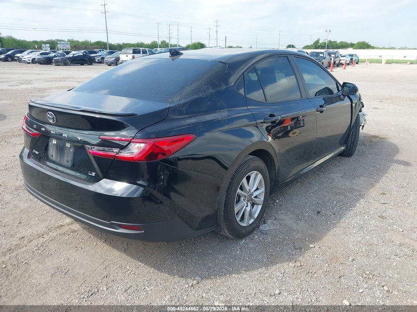 2025 Toyota Camry VIN 4T1DAACK4SU577672 IAAI salvage auction — FRONT & REAR, Salvage Title, sold $10,600 on 2026-07-27 (photo 4)