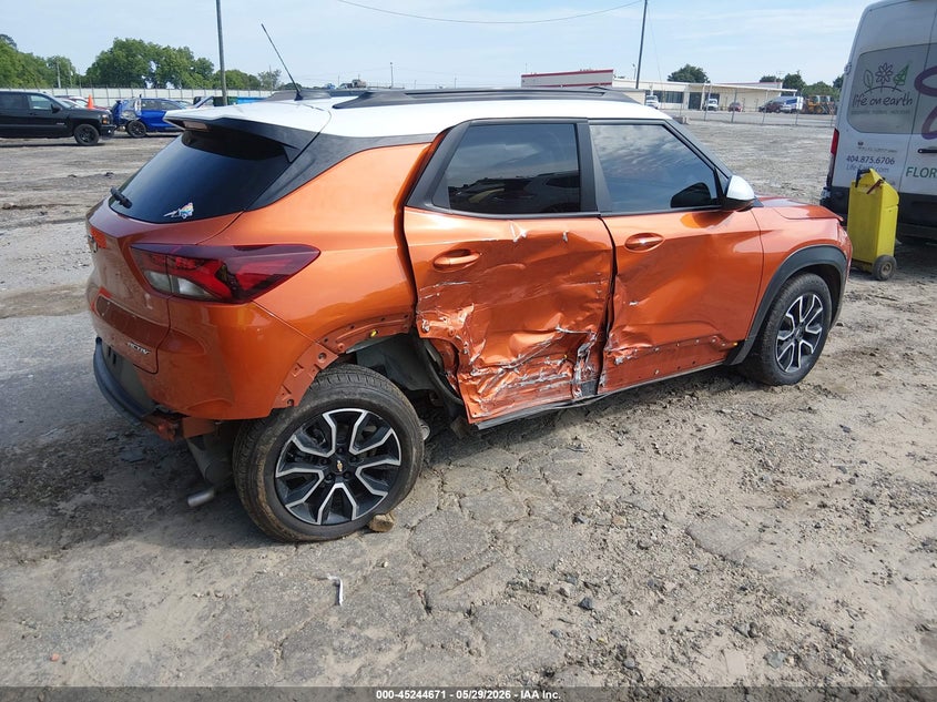 2023 Chevrolet Trailblazer VIN KL79MVSL0PB091427 IAAI salvage auction — RIGHT SIDE, Salvage Title, sold $3,325 on 2026-07-09 (photo 4)