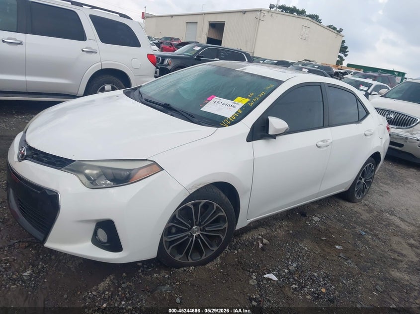 2014 Toyota Corolla VIN 5YFBURHEXEP122704 IAAI salvage auction — RIGHT SIDE, Salvage Title, sold $3,400 on 2026-07-08 (photo 2)