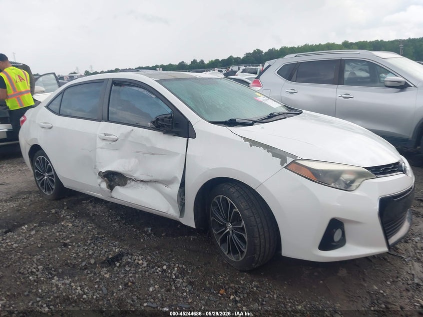 2014 Toyota Corolla VIN 5YFBURHEXEP122704 IAAI salvage auction — RIGHT SIDE, Salvage Title, sold $3,400 on 2026-07-08 (photo 6)