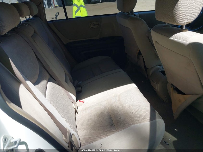 2002 Toyota Highlander VIN JTEHF21A420047535 IAAI salvage auction — REPOSSESSION, Clear (Virginia), sold $375 on 2026-07-16 (photo 8)