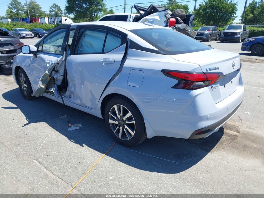 2025 Nissan Versa VIN 3N1CN8EV0SL874472 IAAI salvage auction — SIDE, Salvage Title, sold $3,500 on 2026-07-26 (photo 3)