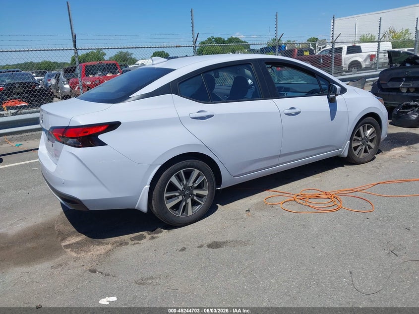 2025 Nissan Versa VIN 3N1CN8EV0SL874472 IAAI salvage auction — SIDE, Salvage Title, sold $3,500 on 2026-07-26 (photo 4)