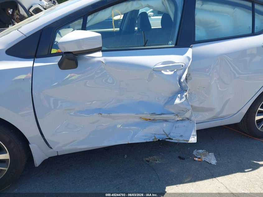 2025 Nissan Versa VIN 3N1CN8EV0SL874472 IAAI salvage auction — SIDE, Salvage Title, sold $3,500 on 2026-07-26 (photo 6)