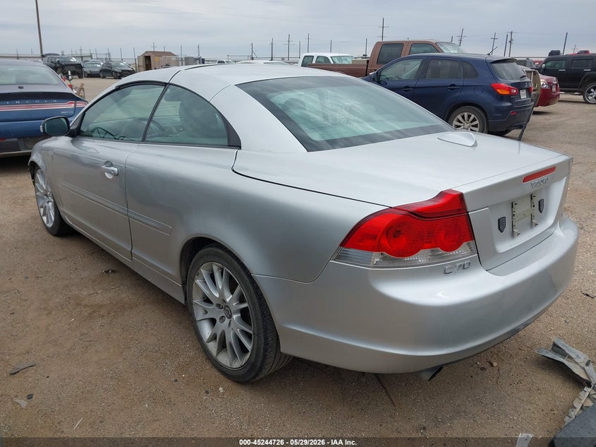 2008 Volvo C70 VIN YV1MC67208J052957 IAAI salvage auction — UNKNOWN, Salvage (Texas), sold $400 on 2026-07-14 (photo 3)