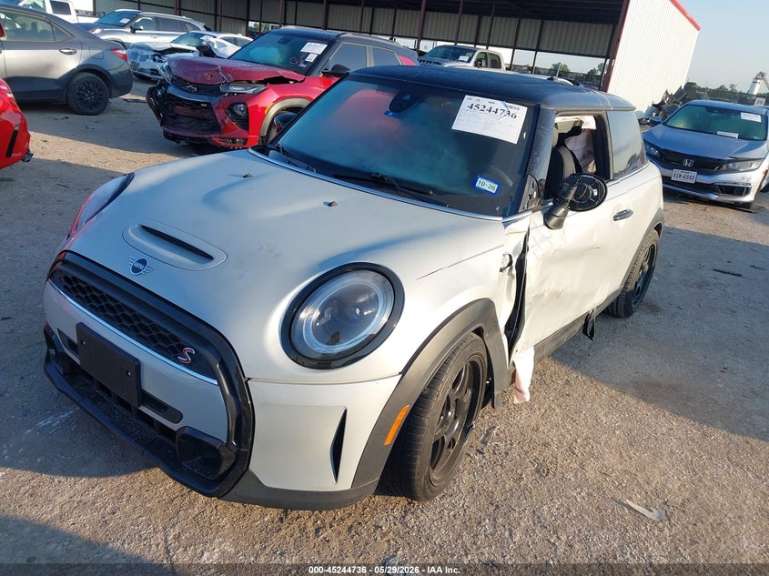 2022 Mini Hard top VIN WMW53DH08N2S26272 IAAI salvage auction — LEFT SIDE, Salvage Title, sold $3,250 on 2026-07-29 (photo 2)