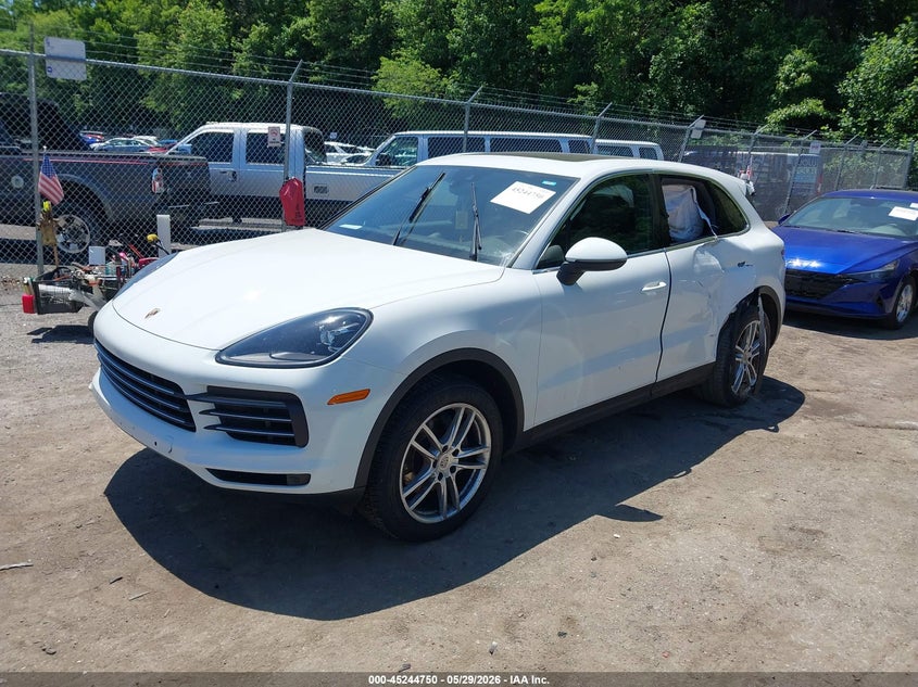 2020 Porsche Cayenne VIN WP1AA2AYXLDA00035 IAAI salvage auction — SIDE, Salvage Title, sold $16,200 on 2026-09-08 (photo 2)