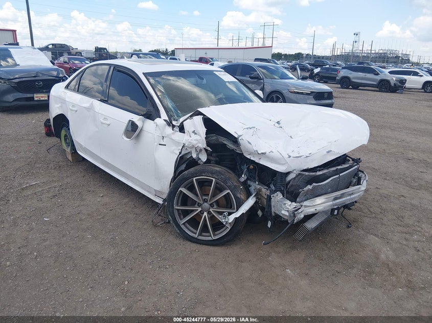 2016 Audi A4 VIN WAUAFAFL5GN016179 IAAI salvage auction — FRONT END, Salvage Title, sold $100 on 2026-07-15 (photo 1)