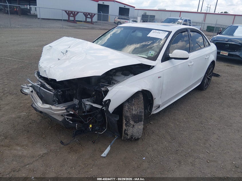 2016 Audi A4 VIN WAUAFAFL5GN016179 IAAI salvage auction — FRONT END, Salvage Title, sold $100 on 2026-07-15 (photo 2)