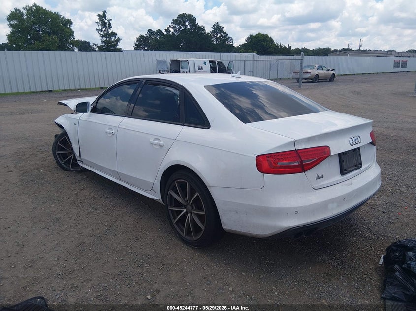 2016 Audi A4 VIN WAUAFAFL5GN016179 IAAI salvage auction — FRONT END, Salvage Title, sold $100 on 2026-07-15 (photo 3)