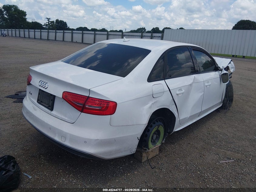 2016 Audi A4 VIN WAUAFAFL5GN016179 IAAI salvage auction — FRONT END, Salvage Title, sold $100 on 2026-07-15 (photo 4)