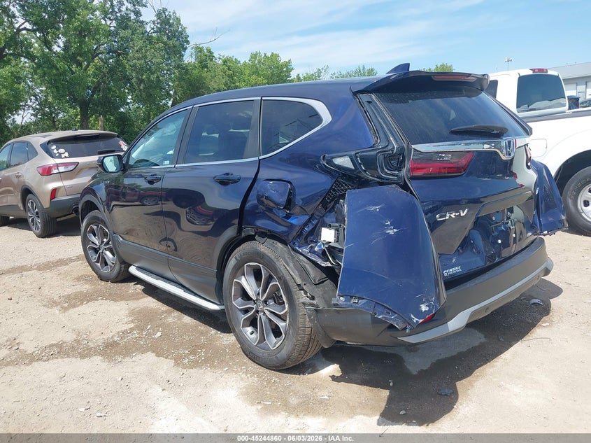 2020 Honda Cr-v VIN 7FART6H86LE004706 IAAI salvage auction — SIDE, Salvage Title, sold $5,275 on 2026-07-29 (photo 3)
