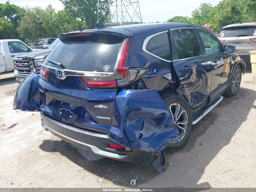 2020 Honda Cr-v VIN 7FART6H86LE004706 IAAI salvage auction — SIDE, Salvage Title, sold $5,275 on 2026-07-29 (photo 4)