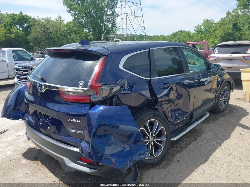 2020 Honda Cr-v VIN 7FART6H86LE004706 IAAI salvage auction — SIDE, Salvage Title, sold $5,275 on 2026-07-29 (photo 6)