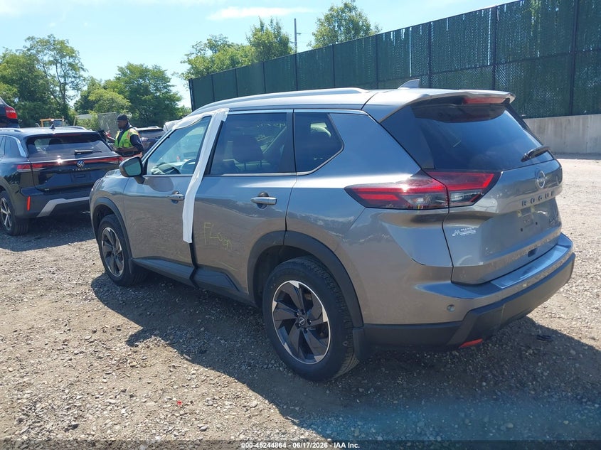 2024 Nissan Rogue VIN JN8BT3BB5RW438477 IAAI salvage auction — WATER/FLOOD, Mv-907A (New York), sold $8,800 on 2026-07-14 (photo 3)