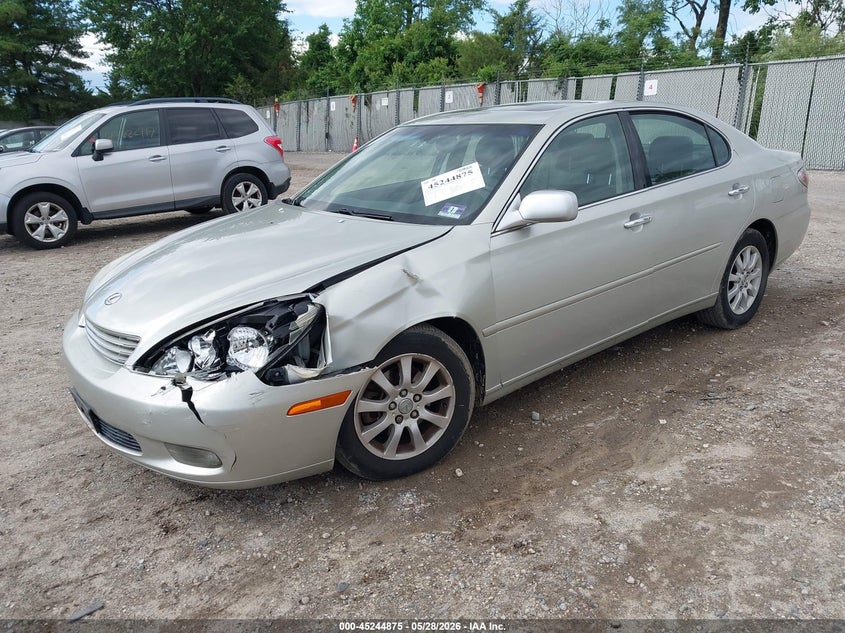 2004 Lexus Es 330 VIN JTHBA30G445025558 IAAI salvage auction — LEFT FRONT, Salvage (New Jersey), sold $575 on 2026-07-14 (photo 2)
