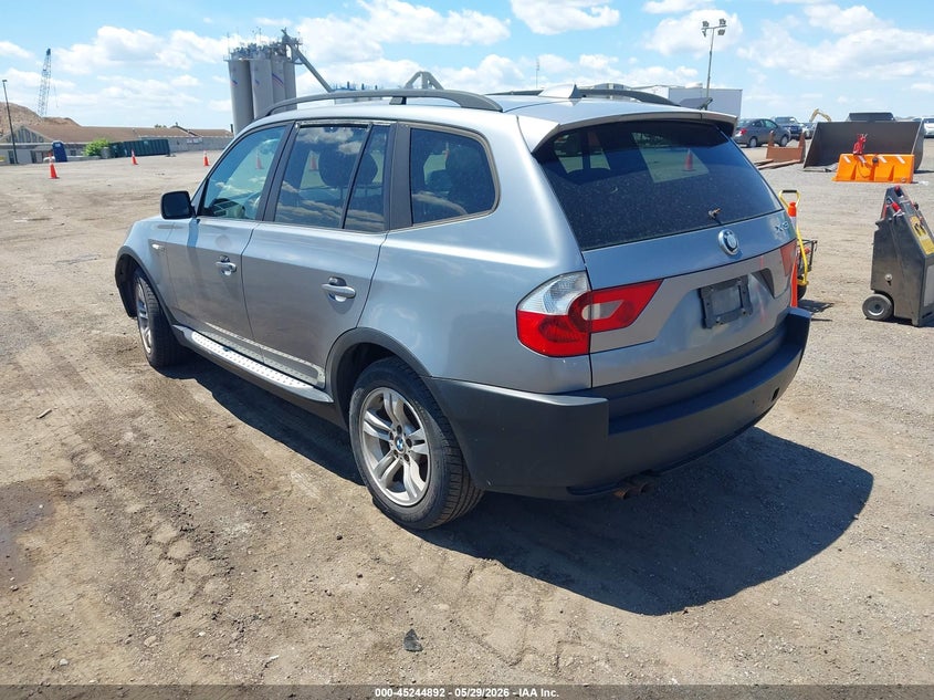2005 BMW X3 VIN WBXPA93455WD06930 IAAI salvage auction — NORMAL WEAR, Clear (New York), sold $425 on 2026-08-04 (photo 3)