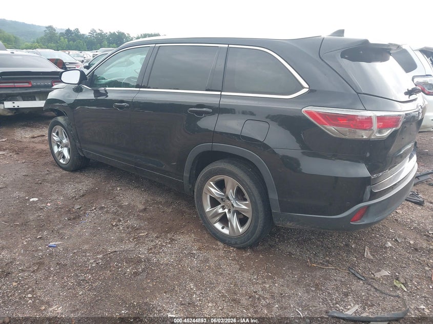 2015 Toyota Highlander VIN 5TDYKRFH5FS083414 IAAI salvage auction — FRONT END, Salvage (Alabama), sold $3,500 on 2026-07-29 (photo 3)