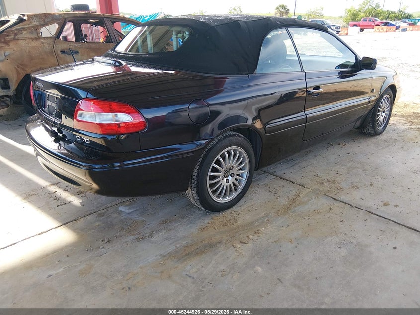 2004 Volvo C70 VIN YV1NC63DX4J060456 IAAI salvage auction — LEFT SIDE, Rebuildable (Florida), sold $375 on 2026-07-07 (photo 4)