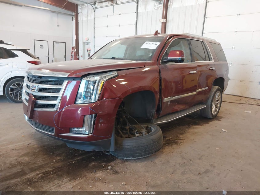 2017 Cadillac Escalade VIN 1GYS4BKJ4HR380802 IAAI salvage auction — FRONT END, Salvage Title, sold $4,350 on 2026-07-08 (photo 2)