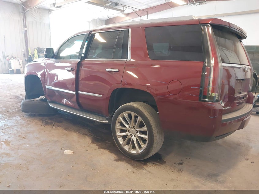 2017 Cadillac Escalade VIN 1GYS4BKJ4HR380802 IAAI salvage auction — FRONT END, Salvage Title, sold $4,350 on 2026-07-08 (photo 3)