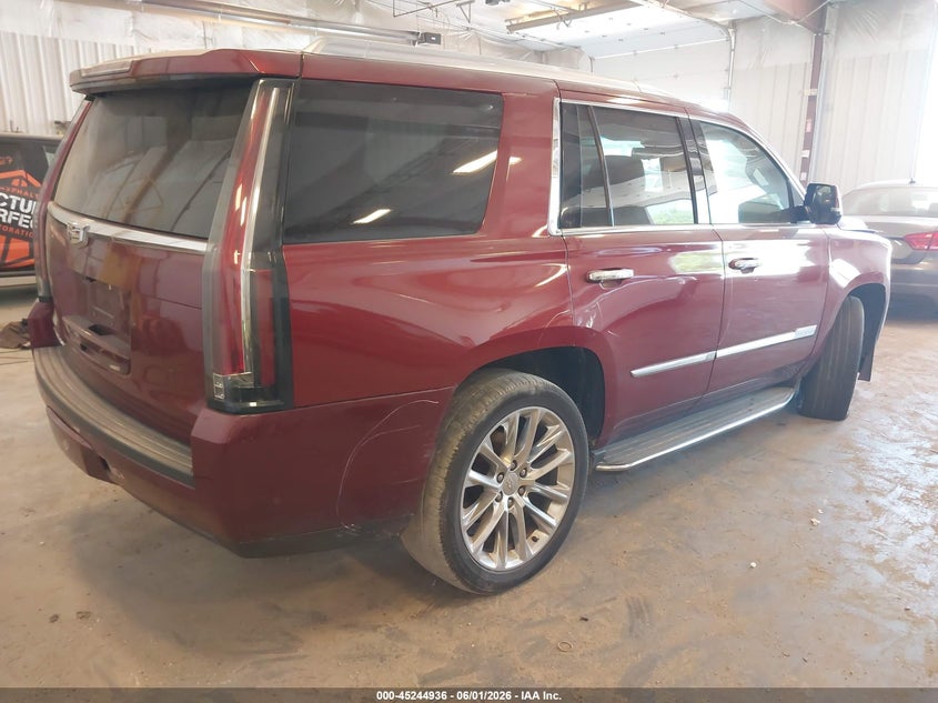 2017 Cadillac Escalade VIN 1GYS4BKJ4HR380802 IAAI salvage auction — FRONT END, Salvage Title, sold $4,350 on 2026-07-08 (photo 4)