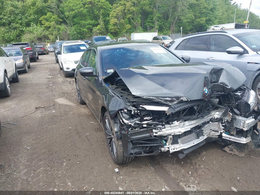2023 BMW 5er VIN WBA73BJ04PCN29098 IAAI salvage auction — FRONT END, Salvage (Massachusetts), sold $10,600 on 2026-07-21 (photo 1)