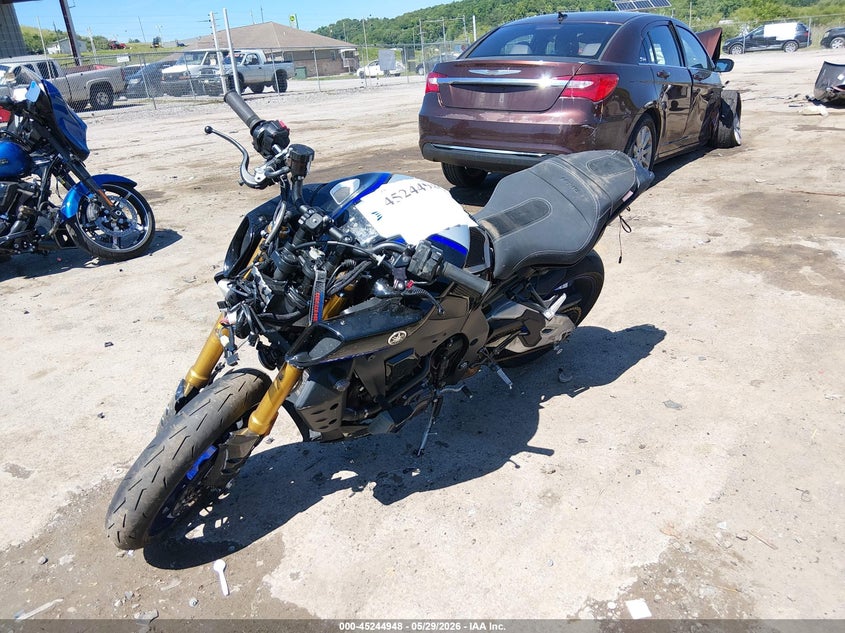 2025 Yamaha Mt VIN JYARN81E5SA000795 IAAI salvage auction — FRONT END, Salvage Title, sold $5,150 on 2026-07-28 (photo 2)