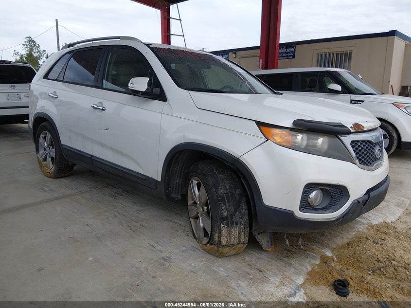 2012 Kia Sorento VIN 5XYKU3A66CG219772 IAAI salvage auction — FRONT END, Clear (Florida), sold $550 on 2026-07-28 (photo 1)