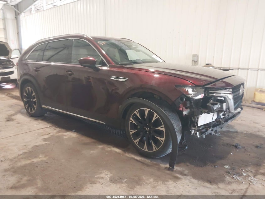 2024 Mazda Cx-90 VIN JM3KKDHA4R1151364 IAAI salvage auction — FRONT END, Salvage Title, sold $1,000 on 2026-07-21 (photo 1)