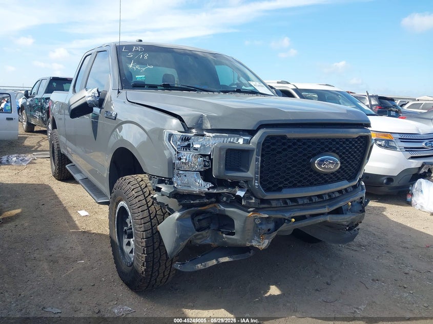 2018 Ford F-150 VIN 1FTFX1E58JFC62833 IAAI salvage auction — FRONT END, Salvage Title, sold $6,600 on 2026-07-28 (photo 1)