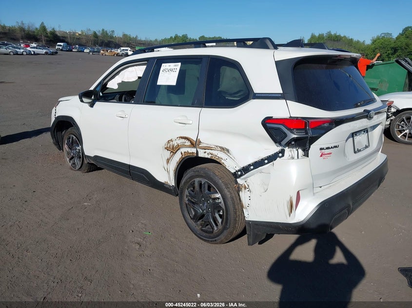 2026 Subaru Forester VIN 4S4SLDR68T3038265 IAAI salvage auction — Front & Rear, Salvage (Pennsylvania), sold $8,900 on 2026-06-23 (photo 3)