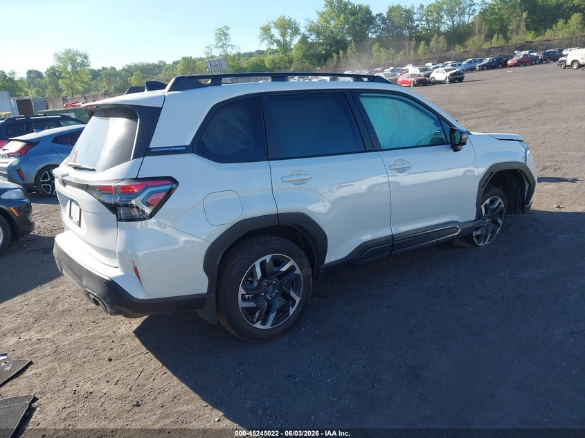 2026 Subaru Forester VIN 4S4SLDR68T3038265 IAAI salvage auction — Front & Rear, Salvage (Pennsylvania), sold $8,900 on 2026-06-23 (photo 4)