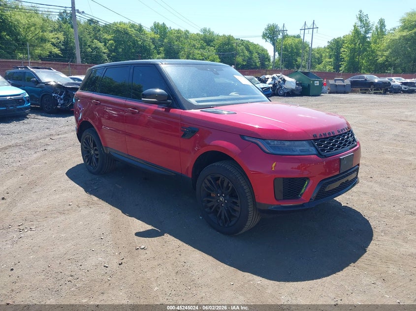2021 Land rover Range rover sport VIN SALWR2SU2MA784377 IAAI salvage auction — REAR END, Salvage Title, sold $19,975 on 2026-07-08 (photo 1)
