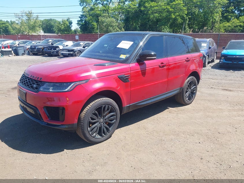 2021 Land rover Range rover sport VIN SALWR2SU2MA784377 IAAI salvage auction — REAR END, Salvage Title, sold $19,975 on 2026-07-08 (photo 2)