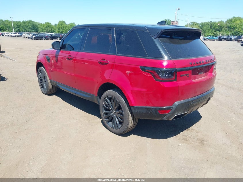 2021 Land rover Range rover sport VIN SALWR2SU2MA784377 IAAI salvage auction — REAR END, Salvage Title, sold $19,975 on 2026-07-08 (photo 3)
