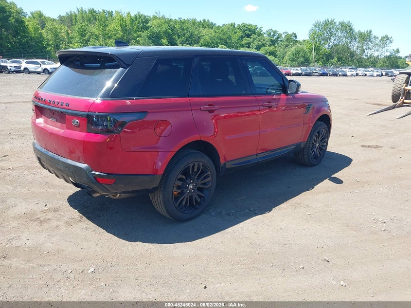2021 Land rover Range rover sport VIN SALWR2SU2MA784377 IAAI salvage auction — REAR END, Salvage Title, sold $19,975 on 2026-07-08 (photo 4)