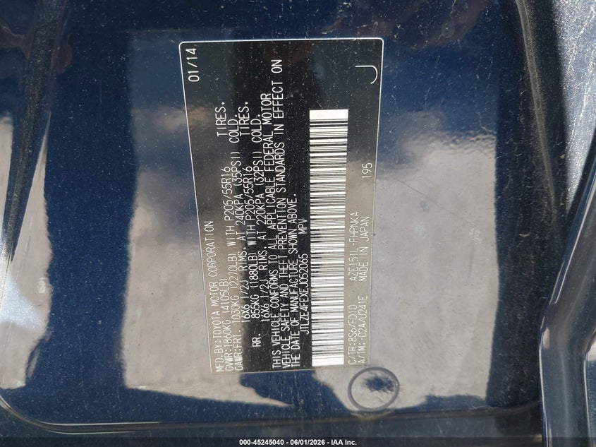 2014 Scion Xb VIN JTLZE4FEXEJ052065 IAAI salvage auction — FRONT END, Salvage Title, sold $675 on 2026-09-04 (photo 9)