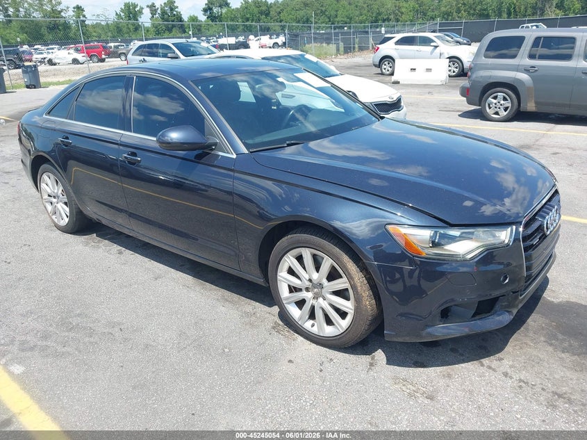 2014 Audi A6 VIN WAUGFAFC5EN065308 IAAI salvage auction — LEFT REAR, Salvage (South Carolina), sold $1,000 on 2026-07-08 (photo 1)
