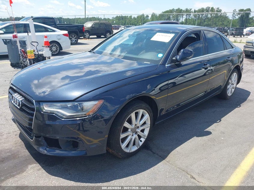 2014 Audi A6 VIN WAUGFAFC5EN065308 IAAI salvage auction — LEFT REAR, Salvage (South Carolina), sold $1,000 on 2026-07-08 (photo 2)
