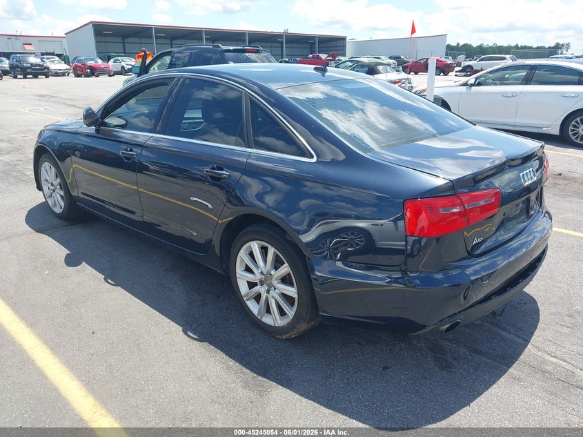 2014 Audi A6 VIN WAUGFAFC5EN065308 IAAI salvage auction — LEFT REAR, Salvage (South Carolina), sold $1,000 on 2026-07-08 (photo 3)