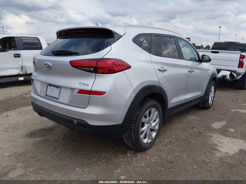 2019 Hyundai Tucson VIN KM8J33A47KU927017 IAAI salvage auction — HAIL, Salvage Title, sold $3,600 on 2026-07-24 (photo 4)