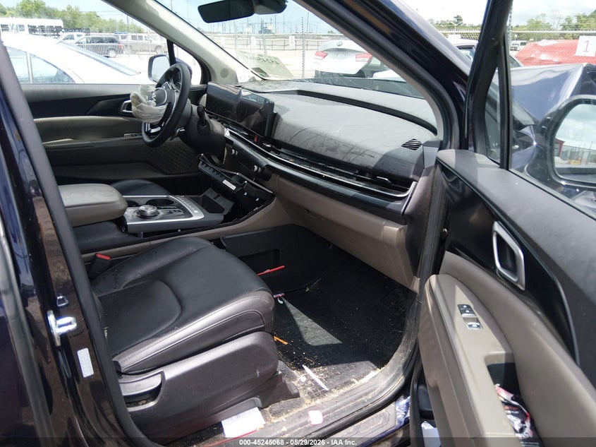 2025 Kia Carnival VIN KNDNB5KA8S6077251 IAAI salvage auction — FRONT END, Salvage Title, sold $10,000 on 2026-07-27 (photo 5)