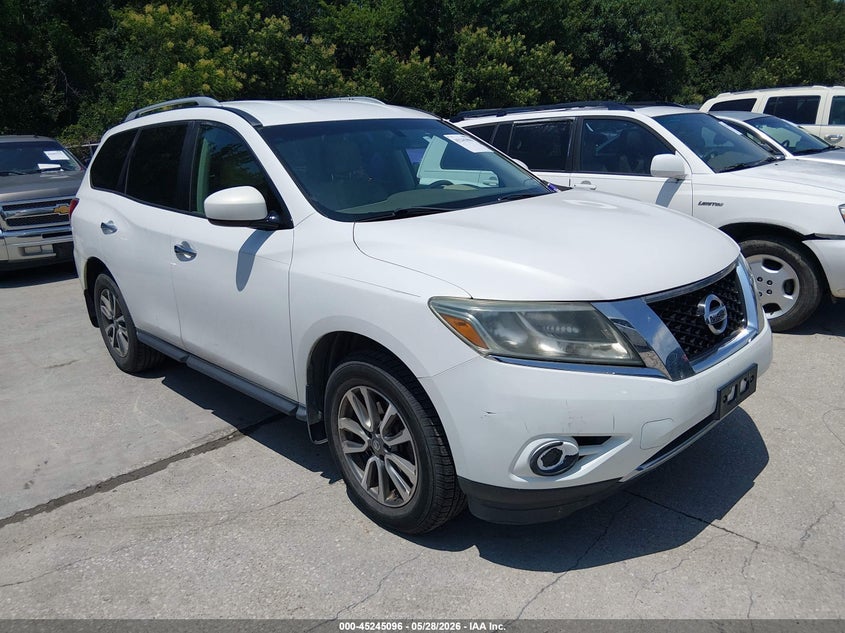 2013 Nissan Pathfinder VIN 5N1AR2MN5DC664127 IAAI salvage auction — NORMAL WEAR, Salvage Title, sold $725 on 2026-07-27 (photo 1)