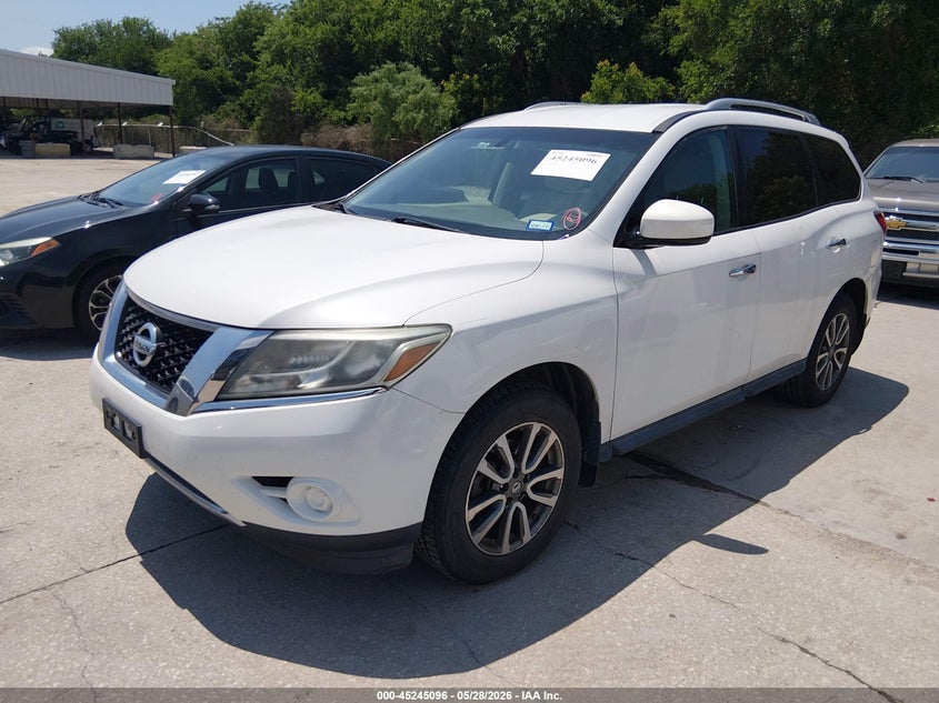 2013 Nissan Pathfinder VIN 5N1AR2MN5DC664127 IAAI salvage auction — NORMAL WEAR, Salvage Title, sold $725 on 2026-07-27 (photo 2)