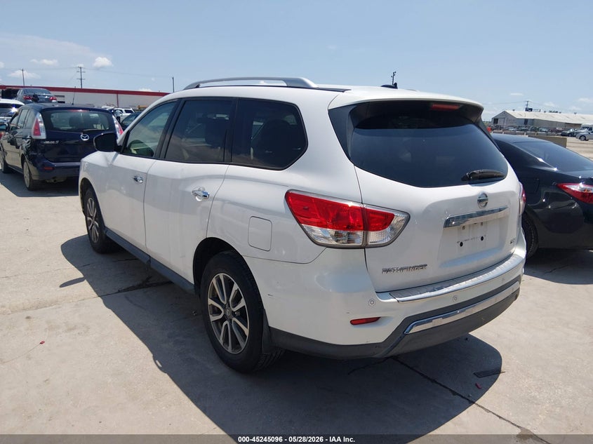 2013 Nissan Pathfinder VIN 5N1AR2MN5DC664127 IAAI salvage auction — NORMAL WEAR, Salvage Title, sold $725 on 2026-07-27 (photo 3)
