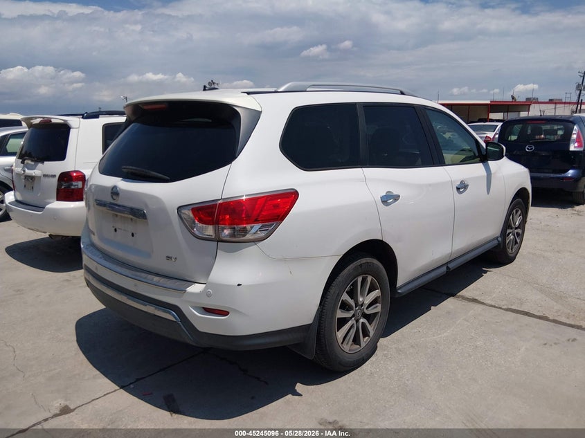 2013 Nissan Pathfinder VIN 5N1AR2MN5DC664127 IAAI salvage auction — NORMAL WEAR, Salvage Title, sold $725 on 2026-07-27 (photo 4)