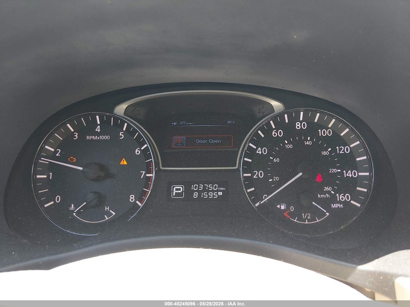 2013 Nissan Pathfinder VIN 5N1AR2MN5DC664127 IAAI salvage auction — NORMAL WEAR, Salvage Title, sold $725 on 2026-07-27 (photo 7)