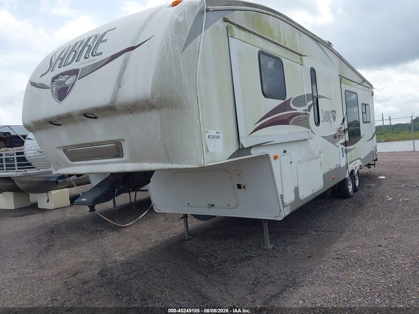 2010 Palomino Sabre VIN 4X4FSRG2XA3002123 IAAI salvage auction — ROOF, Clear (Tennessee), sold $800 on 2026-07-15 (photo 2)