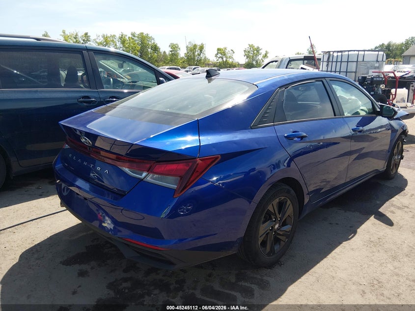 2021 Hyundai Elantra VIN 5NPLS4AG0MH020056 IAAI salvage auction — FRONT END, Salvage Title, sold $1,100 on 2026-07-07 (photo 4)